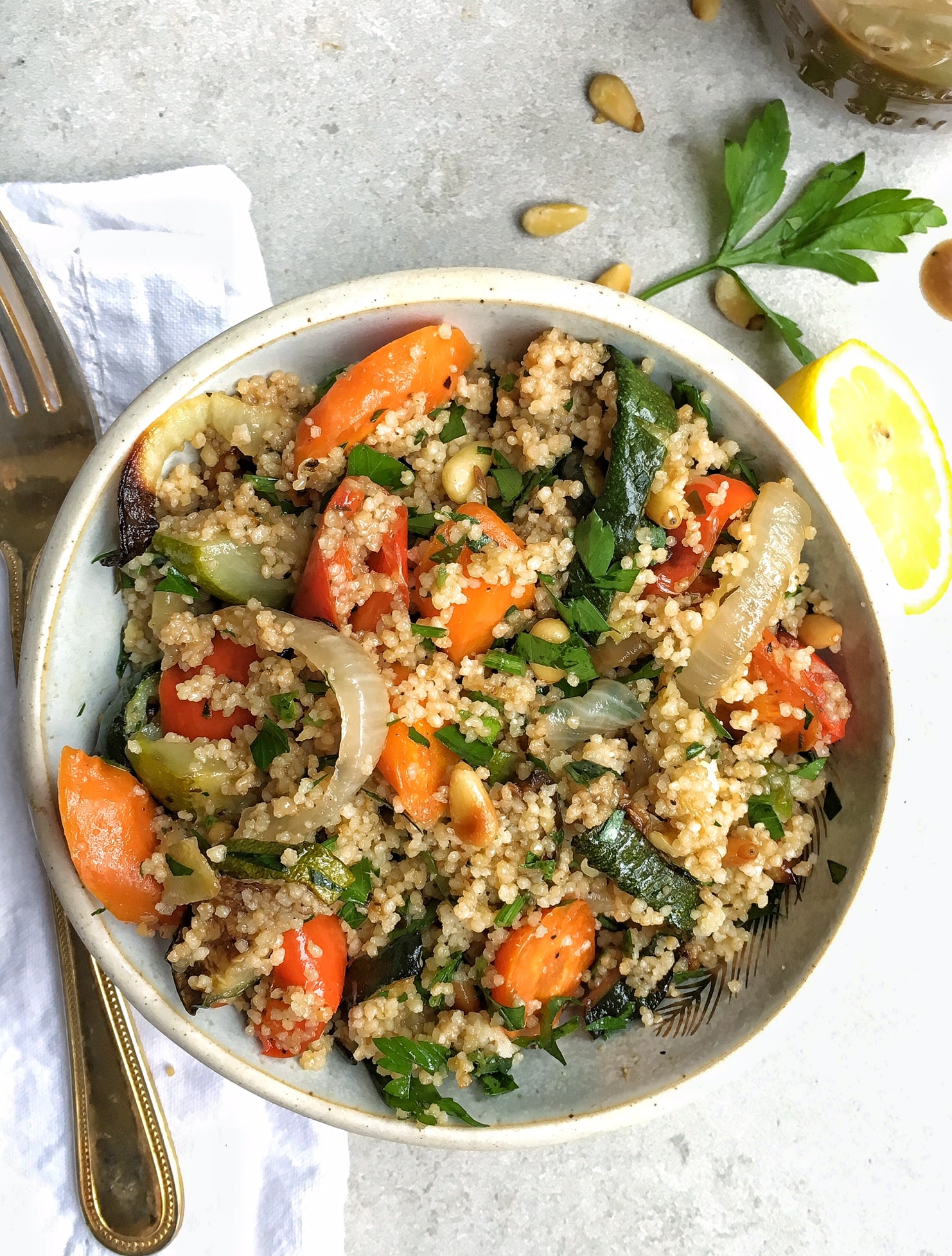 Roasted Vegetable Couscous - Lion's Bread