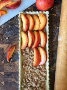 Nectarine Frangipane Tart