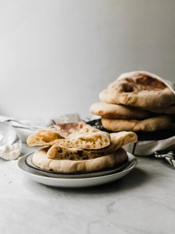 Fluffy Homemade Pita Bread