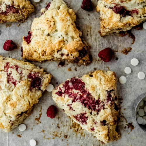 Raspberry white chocolate deals scones