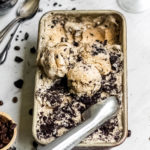 No churn coffee and cookies ice cream