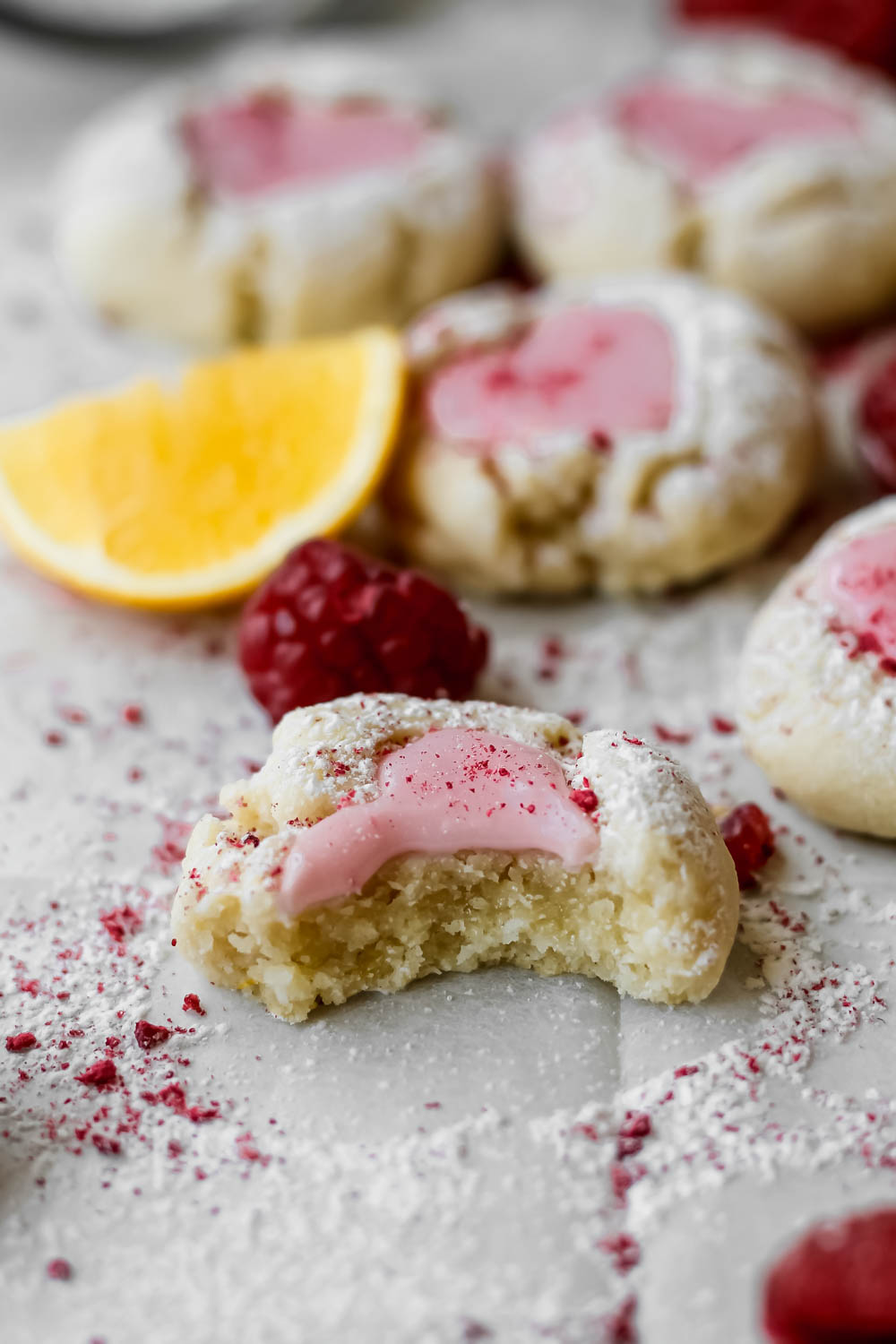 Pink Lemonade Thumbprint Cookies - Lion's Bread