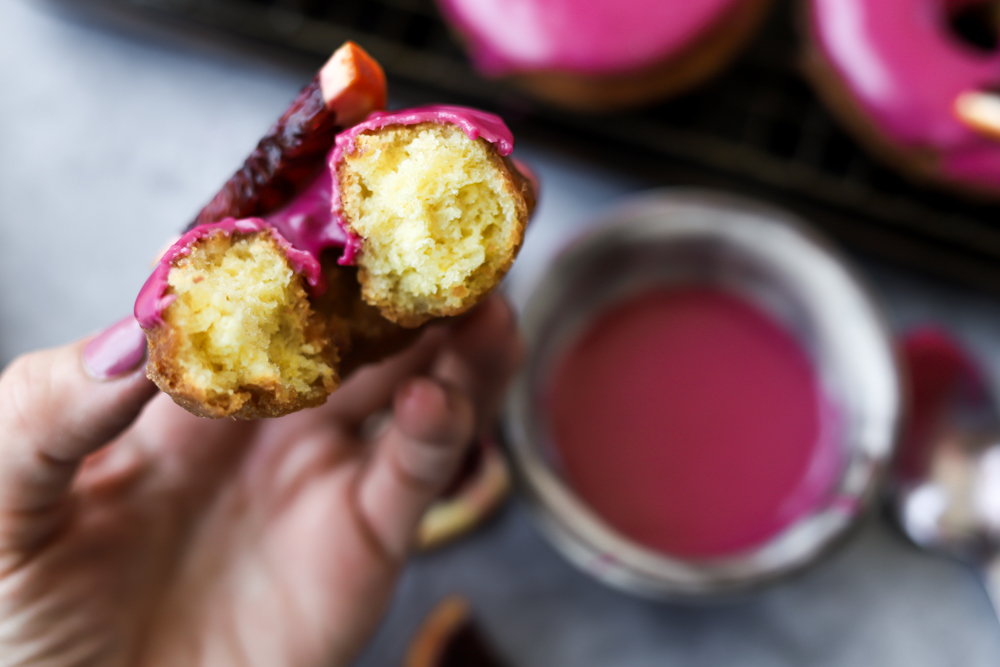 Blood Orange Cake Doughnuts - Lion's Bread